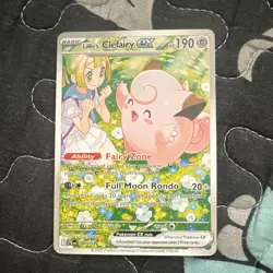Pokemon Co. Lillie's Clefairy ex 184/159 Sv09 SIR Full Art Holo Eng 190HP - Image 1