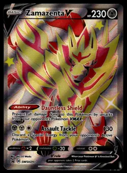 POKEMON ZAMAZENTA V (SHINY) SWORD & SHIELD PROMO SWSH293 HOLO P NM/M - Image 1