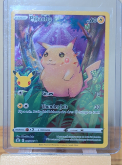 Pokemon TCG Pikachu 005/025 Celebrations Holo Rare - Image 1