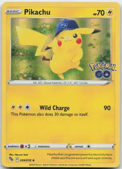 Pikachu 028/078 Pokemon GO Pokemon - Image 1