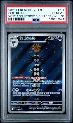 2025 POKEMON SVP EN-SV BLACK STAR PROMO #211 GOTHITELLE PSA GEM MT 10 - Image 1