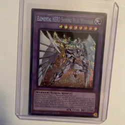 YUGIOH ELEMENTAL HERO SHINING NEOS WINGMAN MP24-EN062 PRISMATIC SECRET 1ST ED NM - Image 2