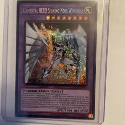 YUGIOH ELEMENTAL HERO SHINING NEOS WINGMAN MP24-EN062 PRISMATIC SECRET 1ST ED NM - Image 3