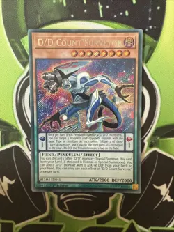 YUGIOH D/D Count Surveyor (BLMM-EN041) Secret Rare 1st Edition NM - Image 1