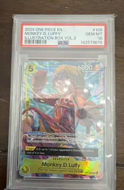 Monkey.D.Luffy (Illustration Box Vol.3) OP07-109 One Piece Promotion Cards Foil - Image 1