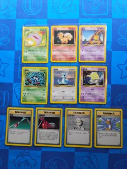 Pokemon Chinese Base Set 10 Card Lot Very Rare - Image 1
