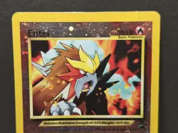 Entei 34 Black Star Movie Promo Reverse Holo Pokemon Card TCG WoTC - Image 2