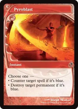MTG English Pyroblast (Future Sight) NM Foil Mystery Booster 2 - Image 1