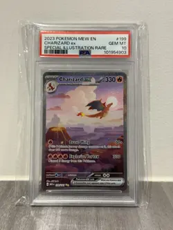 Pokemon Card PSA Gem MT 10 Charizard Special Illustration Rare 151 2023 199/165 - Image 1