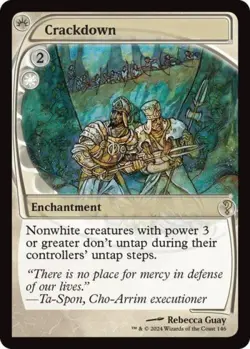 MTG English Crackdown (Future Sight) NM Foil Mystery Booster 2 - Image 1