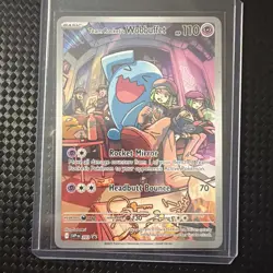 Team Rocket's Wobbuffet 203 Sv: Scarlet & Violet Promo Cards Holo - Image 1