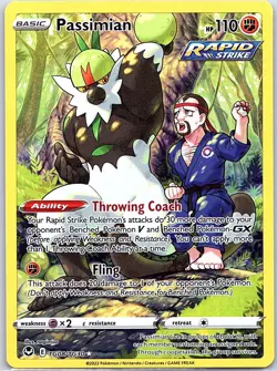 Passimian TG08/TG30 SWSH12: Silver Tempest Trainer Gallery - Pokemon Card - NM - Image 1