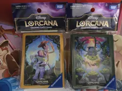 Disney Lorcana Official Card Sleeves Toy Story Woody Buzz & Aliens Set New - Image 1