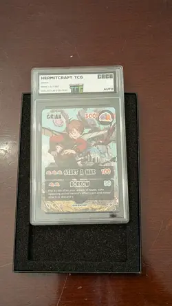 Authentic Hermitcraft TCG Signed Grian Card Rare Alt Art Collector's - Image 3