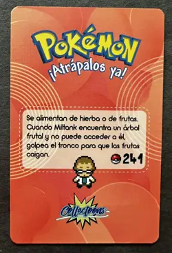 MILTANK - POKEMON JOHTO COLLECTOONS POKEDEX CCG CARD - Image 2