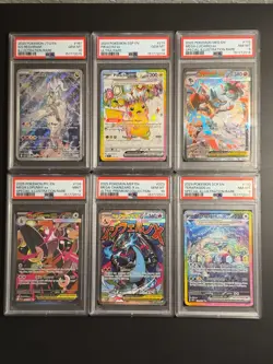 Pokemon PSA Slab Collection LOT – 6 Cards – Charizard Pikachu PSA 10 + More - Image 1