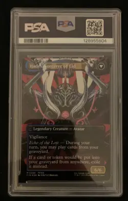 Emet-Selch, Unsundered Borderless Foil PSA 10 Graded Final Fantasy MTG - Image 2