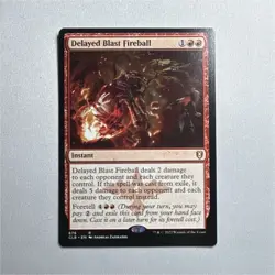 Wizards of the Coast MTG Delayed Blast Fireball Rare CLB 676 EN Regular 2022 - Image 1