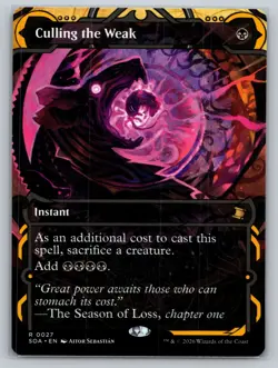 Culling the Weak Secrets of Strixhaven: Mystical Archive Regular - Image 1