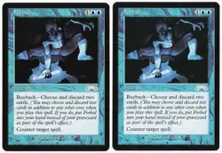 Forbid x2 2x 2008 Exodus Blue Uncommon Instant MTG NM AZ1 - Image 1