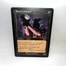Blood Celebrant 61 Common Legions Magic: The Gathering Lightly Played - Image 1