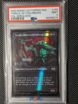 Mtg Serialized Foil Yargle PSA - Image 1