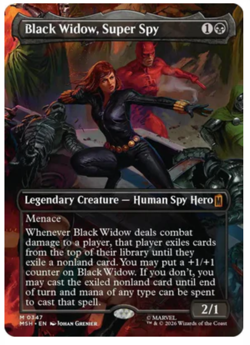 Black Widow, Super Spy - Borderless (0347) Marvel Super Heroes - Image 1