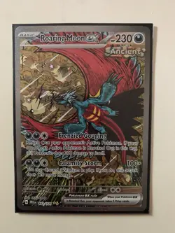 Pokemon Company Roaring Moon ex 162/131 Prismatic Evolutions SIR Holo EN 230HP - Image 1
