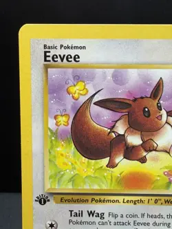 Pokemon TCG WOTC Jungle 1st Edition Eevee 51/64 Common LP! - Image 2