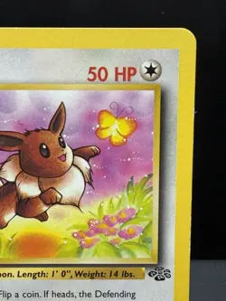 Pokemon TCG WOTC Jungle 1st Edition Eevee 51/64 Common LP! - Image 3