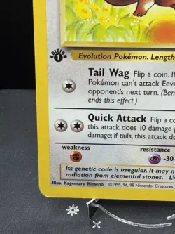 Pokemon TCG WOTC Jungle 1st Edition Eevee 51/64 Common LP! - Image 5