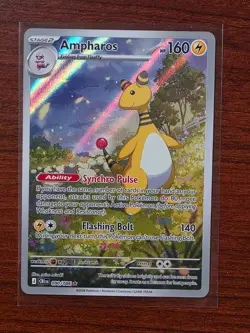 Ampharos 090/086 Illustration Rare Chaos Rising Pokemon - Image 1