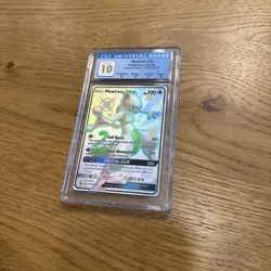 Cgc Pristine 10 GOLD Pokemon Hidden Fates Mewtwo GX SV59 - Rare - Image 1