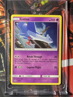 Pokemon 2017 - Latios Cosmo Holo SWIRL - Sun & Moon Black Star Promo #SM88 - NM - Image 1