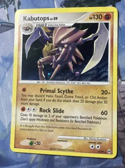 2009 Pokemon TCG - KABUTOPS Arceus Set COSMOS HOLO Foil Rare Platinum 4/99 - Image 1
