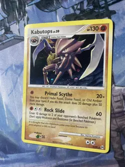 2009 Pokemon TCG - KABUTOPS Arceus Set COSMOS HOLO Foil Rare Platinum 4/99 - Image 3
