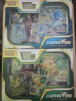Pokemon TCG Leafeon v Star and Glaceon v Star Special Collection - Image 1