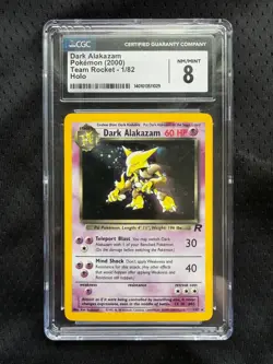 2000 POKEMON ROCKET #1 DARK ALAKAZAM - HOLO - Image 1