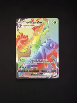 Pokemon Trevenant VMAX Secret Rare Full Art Holo Evolving Skies 206/203 🌈 - Image 1