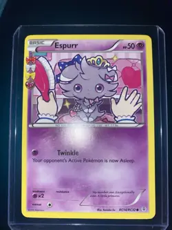 Pokemon Espurr Generations Radiant Collection RC14/32 English LP/-LP - Image 1