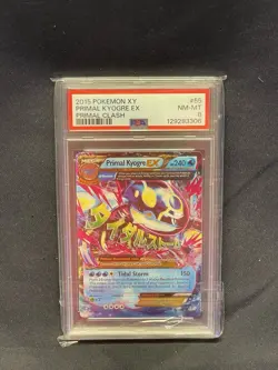 Primal Kyogre EX (Alpha) 55/160 XY - Primal Clash Holo Pokemon PSA 8 - Image 1