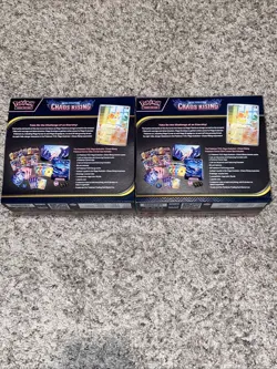2x Pokemon Center Exclusive Chaos Rising ETB Opened EMPTY BOX ONLY - Image 2