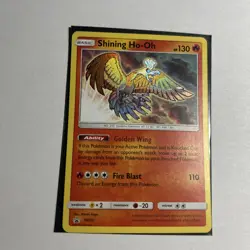 Shining Ho-Oh SM70 Holo Rare 2017 Sun Moon Shining Legends ETB Promo Pokemon - Image 1