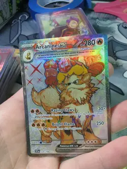 Arcanine EX 224/198 Full Art Ultra Rare - Pokemon TCG Scarlet & Violet NM - Image 4