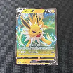 Pokemon TCG Jolteon V Full Art Promo Holo SWSH151 Sword & Shield 190 HP - Image 1