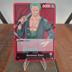 Roronoa Zoro OP01-001 Leader One Piece Romance Dawn - Image 1