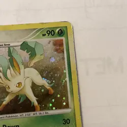 Pokemon TCG Leafeon Holo Rare Majestic Dawn 7/100 Card 2008 - Image 3