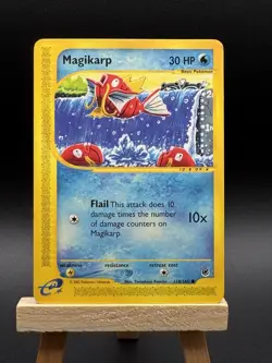 Pokemon Magikarp Card Expedition Base Set, 118/165, Regular Common - Image 1