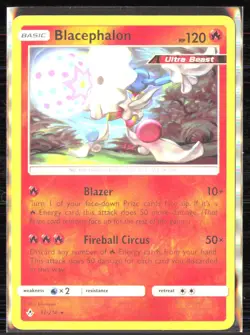 Pokemon TCG SM Unbroken Bonds 32/214 Blacephalon Reverse Holo Rare Card! - Image 1