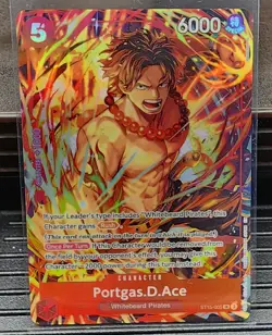 One Piece Portgas.D.Ace (Illustration Box Vol.5) ST15-005 Promotion Cards Foil - Image 1